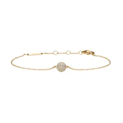 Vòng Đeo Tay Daniel Wellington Pavé Crystal Bracelet G  DW00400641 Màu Vàng