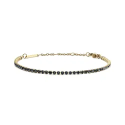 Vòng Đeo Tay Nữ Daniel Wellington Preciosa DW00401107 Classic Tennis Bracelet Nightfall Màu Vàng