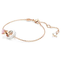 Vòng Đeo Tay Nữ Swarovski Connexus Braceletmixed Cuts Heart Pink Mixed Metal 5690038 Màu Vàng Hồngay Nữ Swarovski Connexus Braceletmixed Cuts Heart Pink Mixed Metal Finish 5690038 Màu Vàng Hồng