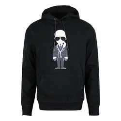 Áo Hoodie Nam Karl Lagerfeld Men's Long Slee Hoodies Màu Đen Size L