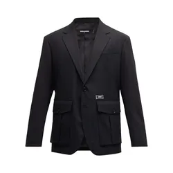 Áo Khoác Blazer Nam Dsquared2 S74BN1248 S40320 900 Màu Đen Size 44