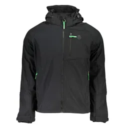 Áo Khoác Gió Nam Lót Nỉ Gian Marco Venturi AU01524HERMES_NEBLACK Màu Đen Size S