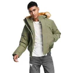 Áo Khoác Nam Lacoste Khaki Jacket With Hood Màu Khaki Size 50