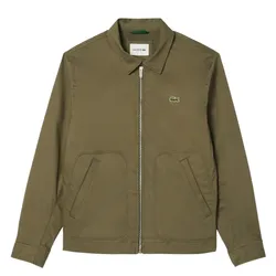 Áo Khoác Nam Lacoste Water-Repellent Lightweight Twill Jacket BH1159 - 316 Màu Xanh Khaki Size 50