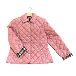 Áo Khoác Nữ Burberry Trám BBR Màu Hồng Size S