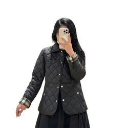 Áo Khoác Nữ Burberry Trám BBR Màu Đen Size S