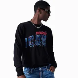 Áo Len Nam Dsquared2 S74HA0014 S18323 961 Màu Đen Size M