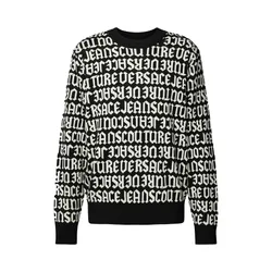 Áo Len Nam Versace 77GAFM03 CMN91L01 Màu Đen Trắng Size S