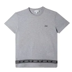 Áo Phông Nam Lacoste Men's T-Shirt TH0246 46G Màu Xám Size 3