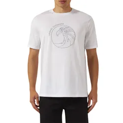 Áo Thun Nam Armani Exchange Logo Tròn 7VZTRD ZJ9AZ Tshirt Màu Trắng Size S