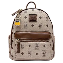 Balo Nữ Guoo Bear GU1151 Màu Xám Nâu Size M