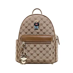 Balo Unisex Guoo Bear GU1275 M Màu Nâu