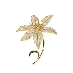 Cài Áo Nữ Meri Radiant Lily BR942 Màu Vàng