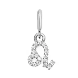 Charm Đồng Hồ Daniel Wellington 12 Cung Hoàng Đạo Cung Sư Tử Màu Bạc