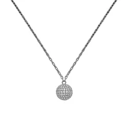 Dây Chuyền Daniel Wellington Pavé Crystal Màu Bạc