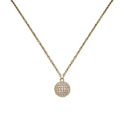 Dây Chuyền Daniel Wellington Pavé Crystal Pendant Necklace Gold Màu Vàng Gold