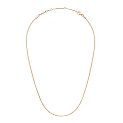 Dây Chuyền Nữ Daniel Wellington Elan Flat Chain Necklace DW00400544 Màu Vàng Hồng