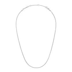 Dây Chuyền Nữ Daniel Wellington Elan Flat Chain Necklace Short S DW00400543 Màu Bạc
