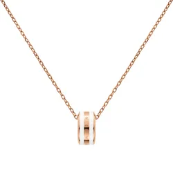 Dây Chuyền Nữ Daniel Wellington Emalie Necklace DW00400153 Màu Vàng Hồng