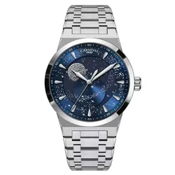 Đồng Hồ Carnival Aquanus Automatic Watch 8182G-VT-X Màu Bạc Xanh