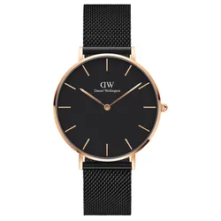 Đồng Hồ Daniel Wellington Petite Ashfield RG Black DW00100307 36mm Màu Đen