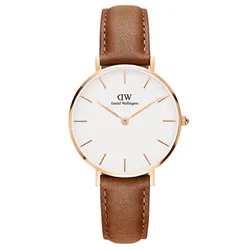 Đồng Hồ Daniel Wellington Petite Durham RG White 32mm DW00100172 Màu Nâu Trắng