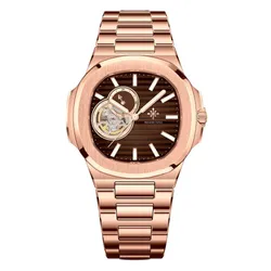 Đồng Hồ Nam Alexander Ferros 6012R/08 Màu Nâu - Vàng