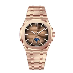 Đồng Hồ Nam Alexander Ferros 6122R/08 Màu Vàng Hồng