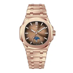 Đồng Hồ Nam Alexander Ferros 6122R/08 Màu Vàng Nâu