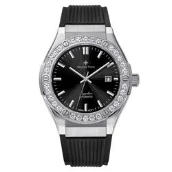 Đồng Hồ Nam Alexander Ferros 6161S-01 Màu Đen - Bạc