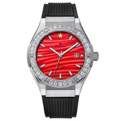 Đồng Hồ Nam Alexander Ferros 6161S-03 Màu Đen Đỏ