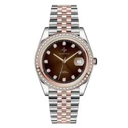 Đồng Hồ Nam Alexander Ferros 8021D/08 Màu Bạc - Nâu