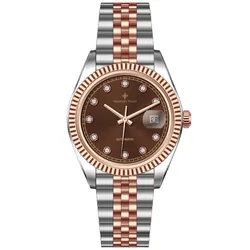 Đồng Hồ Nam Alexander Ferros 8132D/08 Màu Bạc - Vàng Hồng