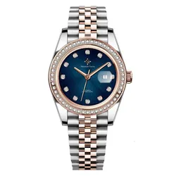 Đồng Hồ Nam Alexander Ferros 8201D/05 Màu Xanh Bạc