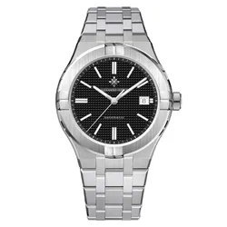Đồng Hồ Nam Alexander Ferros Automatic 3062S-01 42mm Màu Đen Bạc