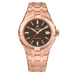 Đồng Hồ Nam Alexander Ferros Automatic 3062S-08 42mm Màu Vàng Nâu