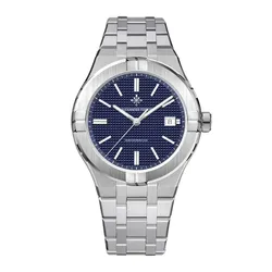 Đồng Hồ Nam Alexander Ferros Automatic Watch 3062S/05 Màu Bạc/Xanh