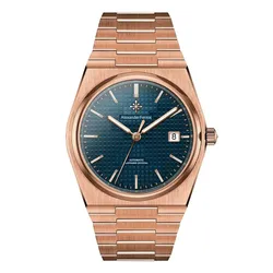 Đồng Hồ Nam Alexander Ferros Automatic Watch 5052R/05 Màu Vàng Hồng/Xanh