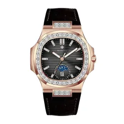 Đồng Hồ Nam Alexander Ferros Automatic Watch 6111R-01 Màu Đen