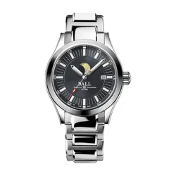 Đồng Hồ Nam Ball Watch Co Engineer Ii Moon Phase NM2282C-SJ-GY Màu Đen Bạc