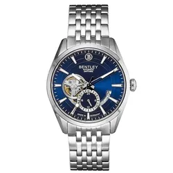 Đồng Hồ Nam Bentley Mặt Hề BL1831-25MWNI-AMS-X Màu Bạc Xanh
