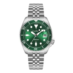 Đồng Hồ Nam Cadisen Diver Mechanical Man Watch C8220G-T2 Màu Bạc/Xanh Lá