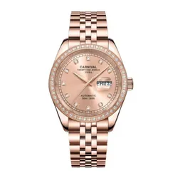 Đồng Hồ Nam Carnival 8131G2-VH-NN Màu Vàng Hồng