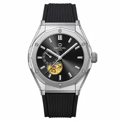 Đồng Hồ Nam Carnival Automatic Watch 8189G-VT-DCS-D Màu Đen