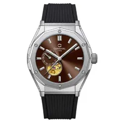 Đồng Hồ Nam Carnival Automatic Watch 8189G-VT-DCS-N Màu Đen Nâu