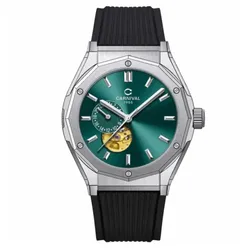 Đồng Hồ Nam Carnival Automatic Watch 8189G-VT-DCS-XL Màu Đen Xanh