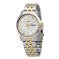 Đồng Hồ Nam Citizen Quartz Silver Dial Watch BF2018-52A Màu Demi