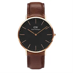 Đồng Hồ Nam Daniel Wellington Classic Bristol Black Rose Gold Màu Nâu Đen