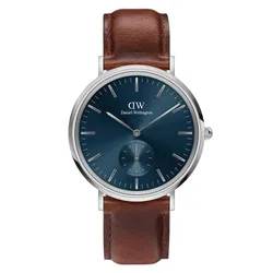 Đồng Hồ Nam Daniel Wellington Classic Multi-Eye St Mawes Arctic Silver DW00100709 Màu Nâu/Xanh