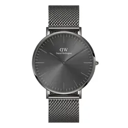 Đồng Hồ Nam Daniel Wellington DW00100630 40 mm Classic 40 Anthracite Grey Sunray Màu Đen Xám